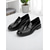 cheap Women's Slip-Ons &amp; Loafers-Women's Glossy Faux Leather Loafers with Round Toe and Low Heel, Elegant Slip-On Work Shoes for Urban Professionals, All-Day Wear