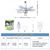 cheap Ceiling Fan Lights-Foldable Ceiling Fan with Lights and Remote, Dimmable LED Bulb, 3000K-6500K, Easy Install for Bedroom, Living Room, Garage