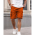 cheap Outdoor-Men&#039;s Cargo Shorts Shorts Summer Shorts Drawstring Elastic Waist Multi Pocket Plain Comfort Wearable Knee Length Outdoor Sport Daily Fashion Casual Black Navy Blue