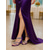 abordables Sandales à talons-Sandales à talons compensés en satin bleu pour femmes - Chaussures de soirée ornées de strass avec bride à la cheville pour banquets formels et cocktails