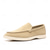 billige Casual loafers-Herre lyseblå slip-on casual loafers – pustende flate sko i semsket skinn med polstret såle for vårantrekk, daglig pendling og avslappede byturer