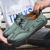 abordables Chaussures Décontractées à Lacets-Baskets d'extérieur à lacets pour hommes, couleur beige, avec tige en mesh respirant, semelle en caoutchouc antidérapante et semelle intérieure coussinée pour la randonnée, la marche sur sentier et les aventures en plein air