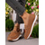 cheap Women&#039;s Slip-Ons &amp; Loafers-Women&#039;s Loafers with Gold Buckle – Casual Slip-On Flat Shoes for Garden Walks, Brunch &amp; Everyday Errands