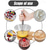 cheap Cooking Utensils-Stainless Steel Semi-Automatic Whisk, Hand Push Mixer Stirrer Tool Manual Egg Shaker, Rotating Automatic Eggbeater for Cooking Kitchen Home Egg Milk