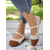 voordelige Platte damesschoenen-Tweekleurige gebreide ballerina's voor dames met bandje – ademende, casual Mary Jane-schoenen voor dagelijks gebruik, wandelen en lente-uitjes