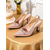 cheap 1950s-Women&#039;s 1950s Vintage Green Slingback Heels with Bow Detail – Pointed Toe Mid Heel Pumps for Office, Weddings, and Elegant Parties