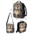 abordables Mochilas para Niños y Adolescentes-Conjunto de mochila de 3 piezas con estampado de lobo para niño: mochila escolar ligera y duradera con lonchera y estuche para lápices para estudiantes, aventuras al aire libre y viajes diarios. Kayomi Harai