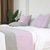 cheap Bedding Accessories-Bed Runner Bed Scarf, Two Tone Colors Decorative Bed Scarf for Home Hotel Bedspreads Scarves Protection Modern Solid Bed Runner for Foot of Bed Home Bedroom Bedding Decoration