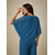 abordables Blouses Élégantes-Femmes Chemisier Hauts Élégants Dentelle Patchwork Superposé Élégant Demi Manches Col ras du cou Quotidien robe demoiselle d honneur Bleu Été Printemps Automne