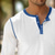 tanie Casualowa koszulka Henley-Męskie Podkoszulek Krótki rękaw Długi rękaw W serek Henley Lato Na każdy sezon Równina Moda Klasyczny Codzienny Gładkie Ulica Codzienny Sport Czarny Biały Zielony Top Tee dla mężczyzn