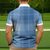 cheap Men&#039;s Classic Polo-Men&#039;s Color Block Polo Short Sleeve Turndown Business Casual Daily Sports &amp; Outdoor Athleisure Casual Daily Pocket Buttons Summer Robin&#039;s Egg Blue Grey Green