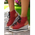 voordelige Sleehaksandalen-Dames veter-spijkerbroeken met sleehak, modieuze peeptoe zomerschoenen, perfect voor aan het zwembad, brunchuitjes en cafés aan zee