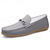 abordables Mocassins décontractés-Mocassins en similicuir rouge pour hommes, design élégant à enfiler avec semelle intérieure confortable et coussinée, idéal pour les week-ends décontractés et les voyages