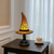 cheap Decorative Lights-1 Pc Retro Resin Witch Hat Light Unique Indoor Bedside Table Bedroom Night Light Halloween Festival Atmosphere Decorative Light USB Plug in