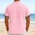 preiswerte Urlaub-Herren Hemd Leinenhemd Sommerhemd Strandbekleidung Knopfhemd Einfarbig Urlaub Kreuzfahrt Schwarz Rosa Grün Leicht Blau Kurzarm Kragen Sommer Frühling &amp; Sommer Bekleidung Farbblock