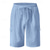 billiga Semester-Herr Shorts Linne Shorts Sommarshorts Beach Shorts Ficka Snörning Elastisk midja Slät Komfort Andningsfunktion Kort Semester Helgdag Strand Hawaiisk Boho Svart Ljusblå