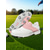 cheap Women&#039;s Golf Shoes-Women’s Pink Golf Shoes – Classic Lace-Up Sneakers for Outdoor Sports, Golf Tournaments and Casual Country Club Style