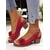 cheap Casual Sandals-Women’s Floral Cutout Slingback Sandals – Comfortable Chunky Heel Summer Sandals for Casual &amp; Garden Party Wear