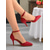 cheap 1950s-Women&#039;s Green Satin Pointed Toe High Heels with Ankle Strap - 1950s Elegant Classic Style Stiletto Shoes for Weddings,Formal Events, and Evening Parties