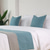 cheap Bedding Accessories-Bed Runner Bed Scarf, Two Tone Colors Decorative Bed Scarf for Home Hotel Bedspreads Scarves Protection Modern Solid Bed Runner for Foot of Bed Home Bedroom Bedding Decoration