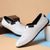 billiga Slip-On vardagsskor-Vita perforerade slip-on-skor för män, andningsbara och bekväma, avslappnade loafers, perfekta för sommarresor och vardagsbruk