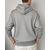 billige grunnleggende hettegensere for menn-Herre Hattetrøje Svart Vin Navyblå Blå Kamel Med hette عادي Lomme Sport &amp; Utendørs Daglig Ferie Polyester Gatemote Grunnleggende Fritid Høst Vinter Klær Gensere Gensere