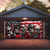 cheap 4th of July-Halloween Door Decorations Garage Door Cover Skull 4th of July Independence Day Outdoor Banner Large Backdrop for Holiday Outdoor Garage Door Home Wall Decorations