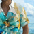 cheap Floral Print-Men&#039;s Gradient Floral Print Flowers Summer Hawaiian Shirt Button Up Shirt Aloha Shirt Short Sleeve Hawaiian Holiday Beach Wear Summer Spring Turndown 3D Print Collared Shirts Front One Pocket White