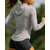 cheap Running Tee &amp; Tank Tops-Women's Solid Colored Running Shirt Tennis Shirt Summer Spring Long Sleeve Sun Protection Lightweight UV Cooling Tennis Golf Running Black White Pink Sportswear Activewear