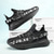 preiswerte Herren Laufschuhe-Grüne Herren-Laufschuhe mit auffälligem Schriftzug – bequem, leicht, ideal zum Laufen, fürs Fitnessstudio und für einen aktiven Lebensstil.