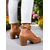 cheap Casual Sandals-Women’s Cross-Strap Chunky Heel Sandals – Vintage Summer Mule Sandals for Garden Parties, Vacations and Daytime Events