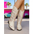 economico Stivali da cowboy e occidentali-stivali da cowboy western color crema da donna con ricami a stelle colorate – stivali da rodeo retrò a metà polpaccio per concerti country, festival e abiti americani