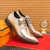 baratos Sapatos Oxford-sapatos masculinos de couro envernizado verde com cadarço – sapatos formais brilhantes com acabamento polido, ideais para casamentos e celebrações noturnas