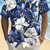 cheap Floral Print-Men&#039;s Gradient Floral Print Flowers Summer Hawaiian Shirt Button Up Shirt Aloha Shirt Short Sleeve Hawaiian Holiday Beach Wear Summer Spring Turndown 3D Print Collared Shirts Front One Pocket White