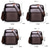 ieftine Genți de Băieți-Geantă de umăr crossbody pentru bărbați, din piele ecologică maro, cu clapă frontală și curea reglabilă, geantă elegantă pentru serviciu, călătorii și uz zilnic