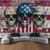 cheap 4th of July-4th of July Hanging Tapestry Skull Patriotic Independence Day Wall Art Large Mural Decor Photograph Backdrop Home Bedroom Living Room Decoration