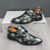 tanie Buty mnicha-brązowe buty typu monk strap z nadrukiem węża dla mężczyzn – klasyczne buty formalne z nowoczesnym akcentem, idealne do pracy lub na wieczór