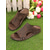 cheap Comfort Sandals-Women’s Rustic Peep-Toe Slide Sandals with Rivet Trim, Vintage Comfort Slippers for Garden Walks, Casual Homewear and Relaxed Outings