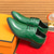 baratos Sapatos Oxford-sapatos masculinos de couro envernizado verde com cadarço – sapatos formais brilhantes com acabamento polido, ideais para casamentos e celebrações noturnas