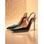 cheap Nightlife Party-Women&#039;s Black and Red Patent Leather Slingback Heels, Pointed Toe Stiletto Pumps for Nightlife, Clubs and Cocktail Parties