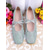 abordables Ballerines femme-chaussures plates en dentelle verte pour femmes avec détail nœud - chaussures plates élégantes et confortables pour les rendez-vous décontractés et les vêtements de tous les jours