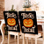 cheap Halloween Kithen-Halloween Printed Dining Chair Covers - Festive Spooky Design, Stretchable and Durable, Perfect for Dining Room Party Decorations