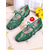 abordables Ballerines femme-chaussures plates en dentelle verte pour femmes avec détail nœud - chaussures plates élégantes et confortables pour les rendez-vous décontractés et les vêtements de tous les jours