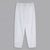 cheap Retro-Men's Linen Pants Trousers Summer Pants Baggy Pants Cropped Pants Drawstring Elastic Waist Solid Color Plain Comfort Breathable Ankle-Length Casual Daily Holiday Vacation Fashion Black White Inelastic