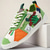 ieftine Adidași casual-Teniși streetwear pentru bărbați, cu model patchwork, color block – pantofi sport retro la modă, cu șireturi, pentru stil urban, ținute creative, festivaluri de artă și look-uri moderne de zi cu zi