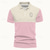 cheap Men&#039;s Printed Polo-Men&#039;s Polo Button Up Polos Casual Sports Lapel Short Sleeve Fashion Basic Color Block Buttons Summer Spring Light Pink Pink Blue Vivid Pink Light Sky Blue Polo