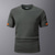 ieftine tricouri de bază-Bărbați Tricou Manșon scurt Mânecă scurtă Stil Nautic Vară Culoare solidă Simplu Sport &amp; Outdoor Casual Uscare rapidă De Bază Simplu Casual Fitness Casul / Zilnic Alb+Negru+Albastru Alb+negru+verde