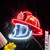 abordables Veilleuses 3D-Enseigne au néon avec casque de pompier, néon pop art alimenté par USB, LED à intensité variable, pour décoration murale de héros, caverne d'homme, enseigne de pompier, décoration murale, cadeau de