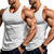 cheap Tank Tops-Men&#039;s Tank Top Vest Top Undershirt Sleeveless Shirt Sleeveless Crew Neck Summer Plain Fashion Designer Basic 2 Piece Vacation Street Going out Black White Black+White Top Tee for Men