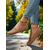economico Slip-ons e mocassini da donna-Mocassini da donna perforati - Scarpe flat casual morbide e antiscivolo per pendolari autunnali sentieri del giardino e commissioni quotidiane
